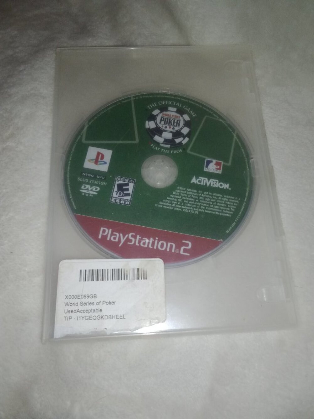 World Series Poker: The Official Game for PS2 (PlayStation 2) *Disc Only*